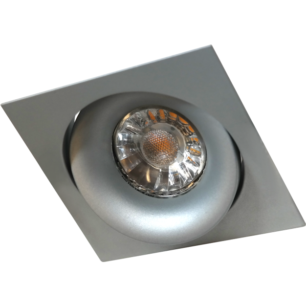 Artdelight Alice - inbouwspot - 90 x 90 mm, 80 x 80 mm inbouwmaat - grijs
