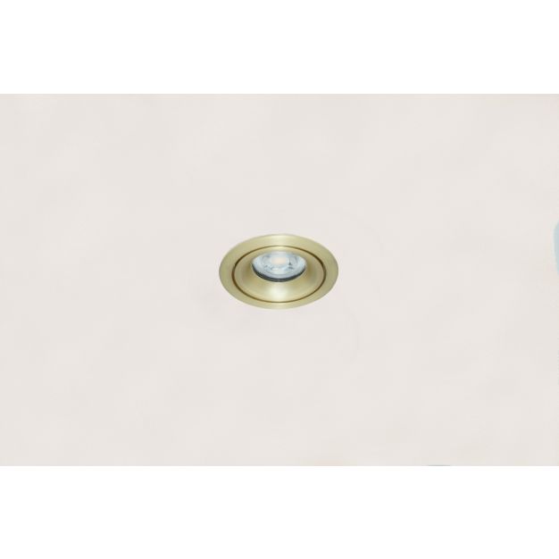 Artdelight Alice - inbouwspot - Ø 90 mm, Ø 83 mm inbouwmaat - mat goud