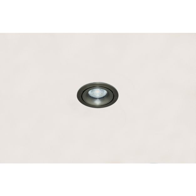 Artdelight Alice - inbouwspot - Ø 90 mm, Ø 83 mm inbouwmaat - licht brons