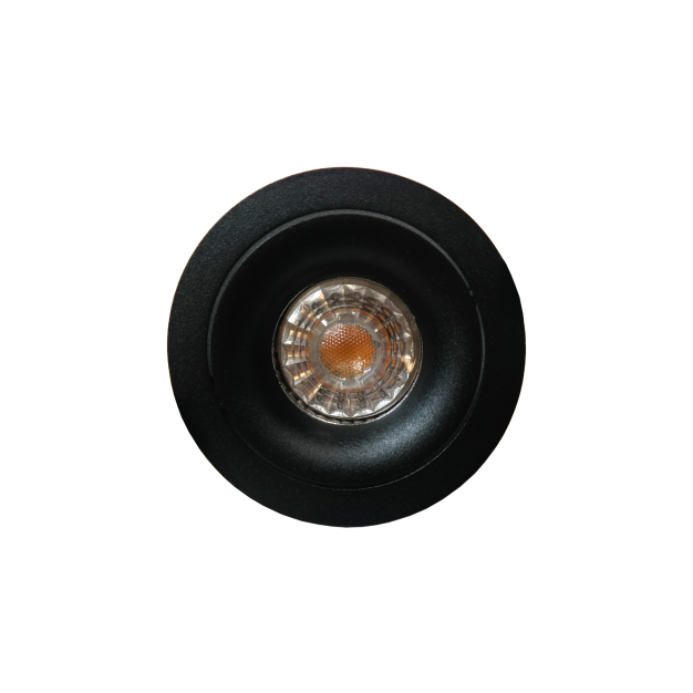 Artdelight Alice - inbouwspot - Ø 90 mm, Ø 80 mm inbouwmaat - zwart