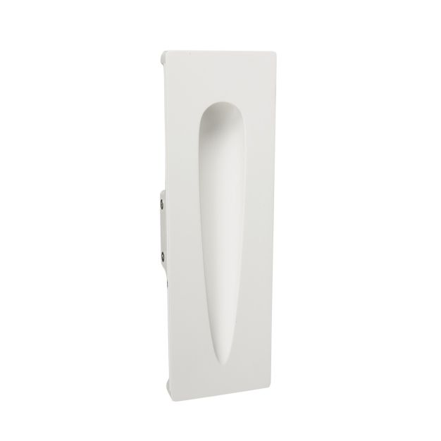 VK Lighting Gypsum - inbouw wandverlichting - 10 x 4,5 x 32 cm - 1W LED incl. - wit