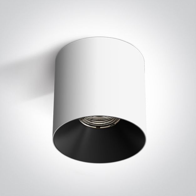 ONE Light Wall & Ceiling LED - opbouwspot 1L - Ø 12 x 12 cm - 25W LED incl. - wit