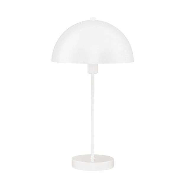 Searchlight Mushroom - tafellamp - Ø 25 x 46 cm - wit