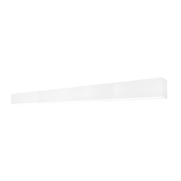 Lichtkoning Linear - plafondverlichting - 113,5 x 6,5 x 5 cm - 36W LED incl. dimbaar - wit - warm witte lichtkleur