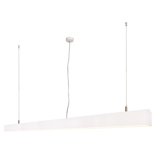 Lichtkoning Linear - hanglamp - 170 x 5 x 200 cm - 54W LED incl. dimbaar - wit - warm witte lichtkleur