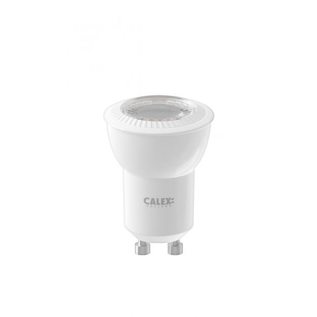 Calex LED lamp - Ø 4,5 x 3,5 cm - GU10 (mini) - 4.1W - dimbaar - 3000K - wit