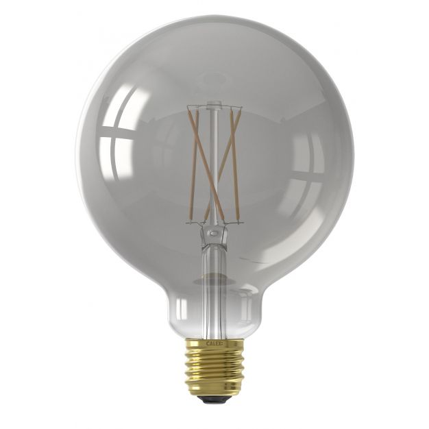 Calex Smart LED lamp - Ø 12,5 x 17,8 cm - E27 - 7,5W - dimfunctie via app - 1800 tot 3000K - white ambiance - gerookt