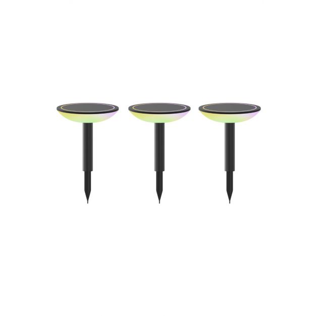 Calex Smart - Outdoor Pathlight Spot set of 3 - 15 x 15 x 23,4 cm - 24V - zwart 