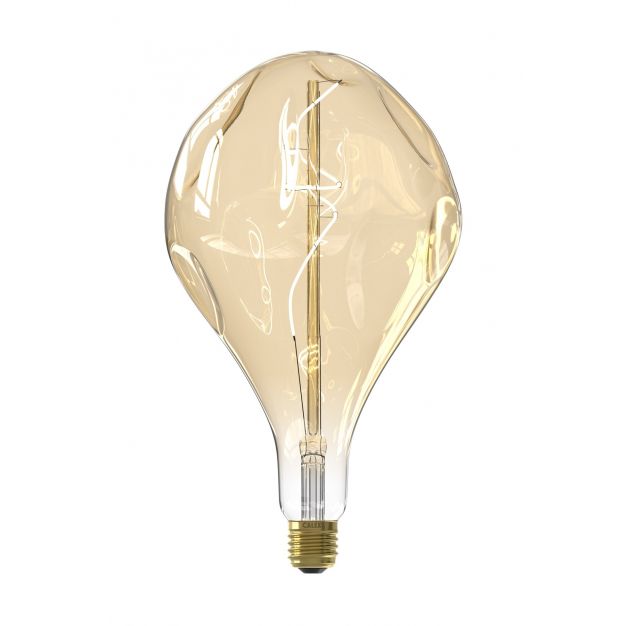 Calex Smart XXL LED lamp - Ø  16,5 x 28 cm - E27 - 6W - dimfunctie via app - 2000K - goud