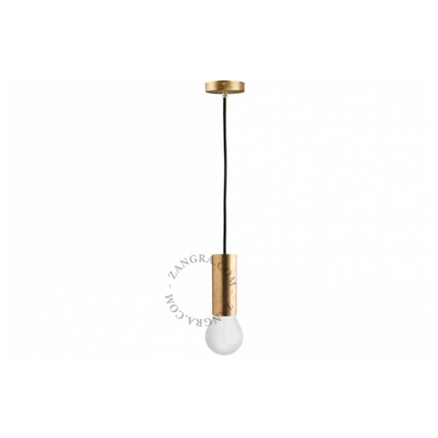 Zangra - hanglamp - ⌀ 4,5 x 300 cm - messing