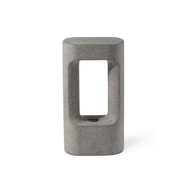 Faro Totem - sokkel - 15 x 8,5 x 27,8 cm - 6,5W LED incl. 2700K - IP55 - cement grijs