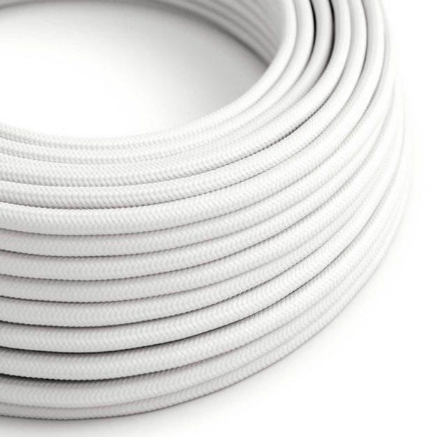 Creative Cables - textielsnoer - per 100 cm - wit