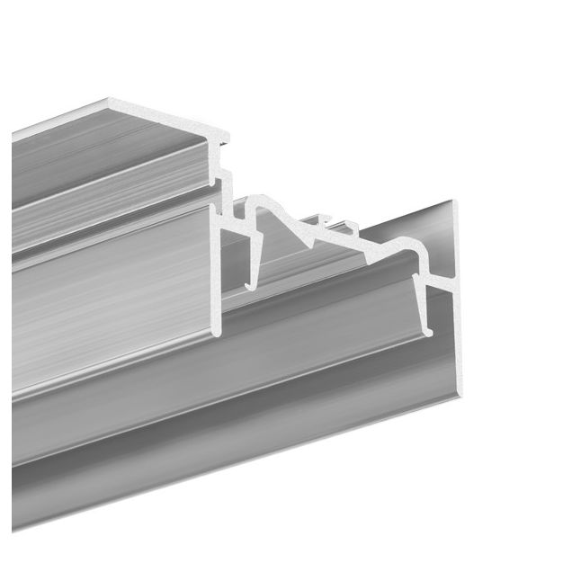 Klus FOLED-50-SUF - inbouw LED profiel voor spanplafonds - 5,46 cm vensterbreedte - 200cm lengte - aluminium