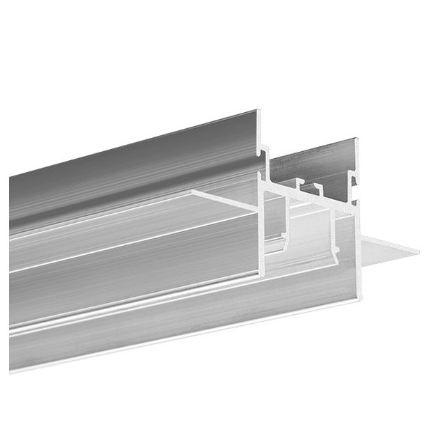 Klus FOLED - inbouw LED profiel voor spanplafonds - 2,69 cm vensterbreedte - 200cm lengte - aluminium