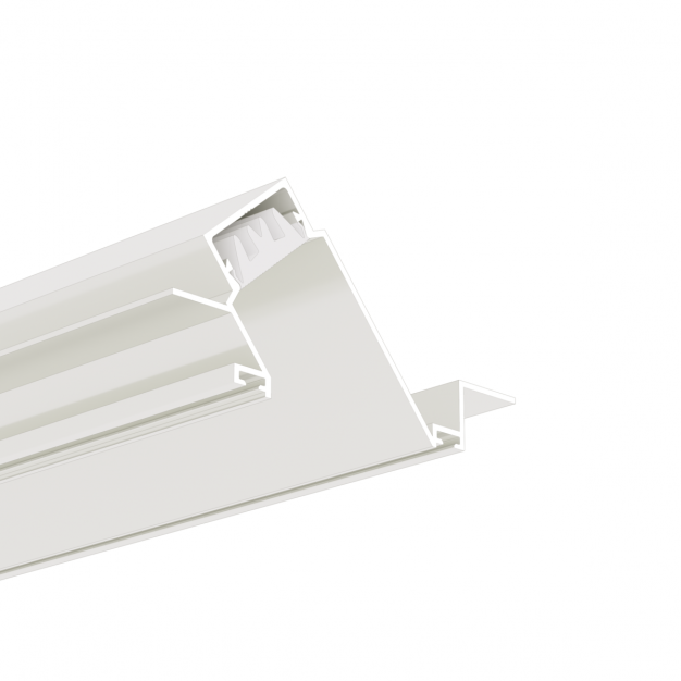 KLUS Dipoket - inbouw LED profiel voor 12mm gipsplaat - 2,2 cm vensterbreedte - 100cm lengte - wit