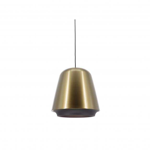 Artdelight Santiago - hanglamp - Ø 35 x 190,5 cm - brons en zwart
