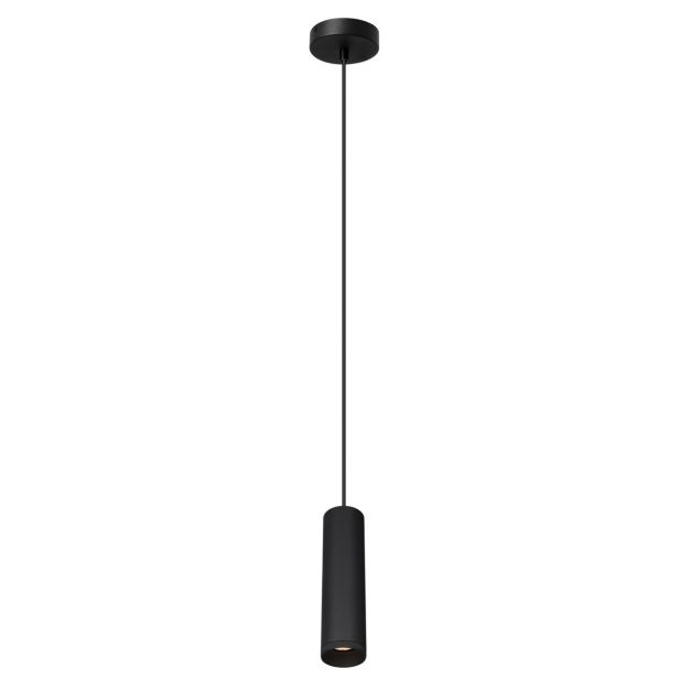 Artdelight Milano - hanglamp - Ø 6,6 x 175 cm - zwart  