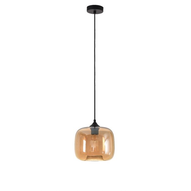 Artdelight Preston - hanglamp - Ø 24 x 178 cm - amber