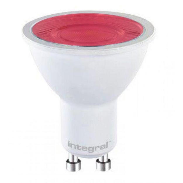 Integral LED-spot - Ø 5 x 5,6 cm - GU10 - 5W niet dimbaar - rood 