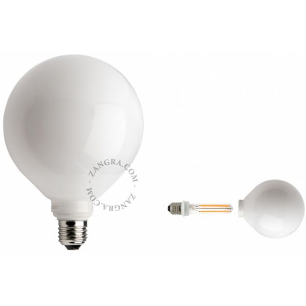 LED filament lamp dimbaar - Ø 12,5 x 17,5 cm - E27 - 4W - 2700K 