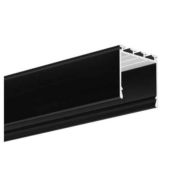 KLUS Lipod - LED profiel - 2,6 x 2,45 cm - 200cm lengte - zwart