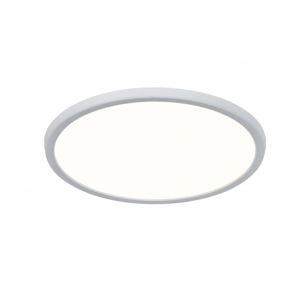 Nordlux Oja - plafondverlichting - Ø 29,4 x 2,3 cm - 15W LED incl. (3000K/4000K) - IP54 - wit