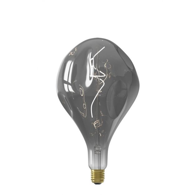 Calex Organic Evo LED lamp - Ø 16,5 x 28 cm - E27 - 6W - dimbaar - 2100K - titanium
