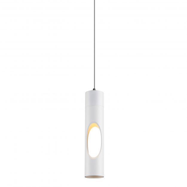 Maxlight Golden - hanglamp - Ø 5 x 120 cm - 5W LED incl. - wit