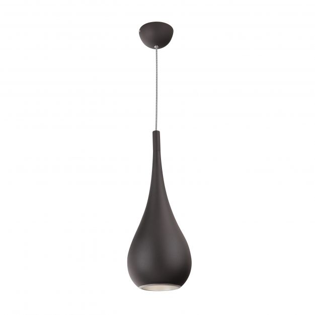 Maxlight Drop - hanglamp - Ø 20 x 120 cm - zwart