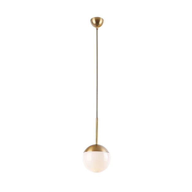 Maxlight Dallas - hanglamp - Ø 14 x 150 cm - goud