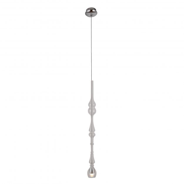 Maxlight Murano - hanglamp - Ø 6 x 190 cm - 3W LED incl. - chroom