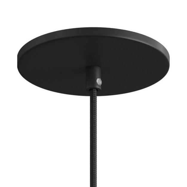 Creative Cables Flush - plafondrozet - Ø 12,6 x 0,7 cm - zwart