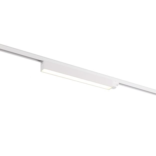 Maxlight Linear - 3-fase railsysteem - 66,2 x 5 x 6,6 cm - 18W LED incl. - wit