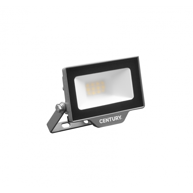 Century Italia Smile - verstraler met sensor - 10,5 x 2,9 x 8,3 cm - 10W LED incl. - 4000K - IP65 - zwart