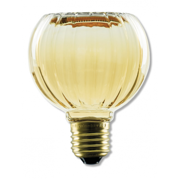 Segula LED lamp - Floating Line Straight - Ø 8 x 10,5 cm - E27 - 5W dimbaar - 2200K - amber