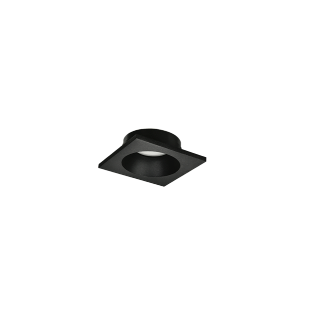 Artedelight Bados -  vierkant afdekplaatje - 95 x 95 mm - zwart