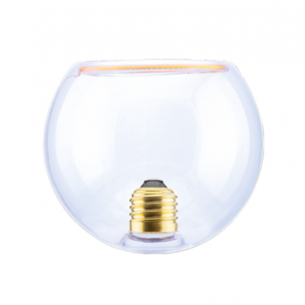 Segula LED lamp - Floating Globe Inside - Ø 12,5 x 11,5 cm - E27 - 4,5W dimbaar - 2200K - transparant