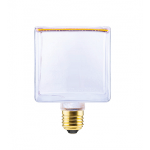 Segula LED lamp - Floating Cube - 12,5 x 12,5 x 12,5 cm - E27 - 4,5W dimbaar - 2200K - transparant