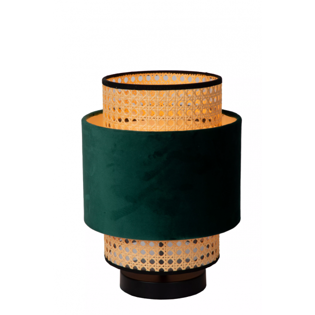 Lucide Javor - tafellamp - Ø 23 x 30 cm - groen 