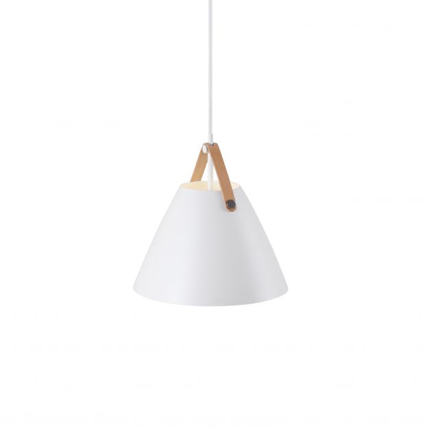 Design for the People Strap 27 - hanglamp - Ø 27 x 334,55 cm - wit