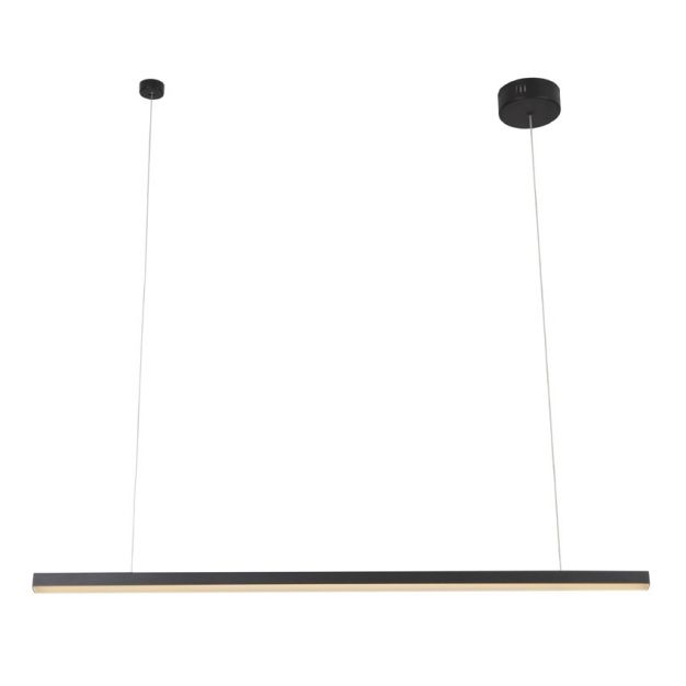 Maxlight Trio - hanglamp - 100 x 150 cm - 12W LED incl. - zwart