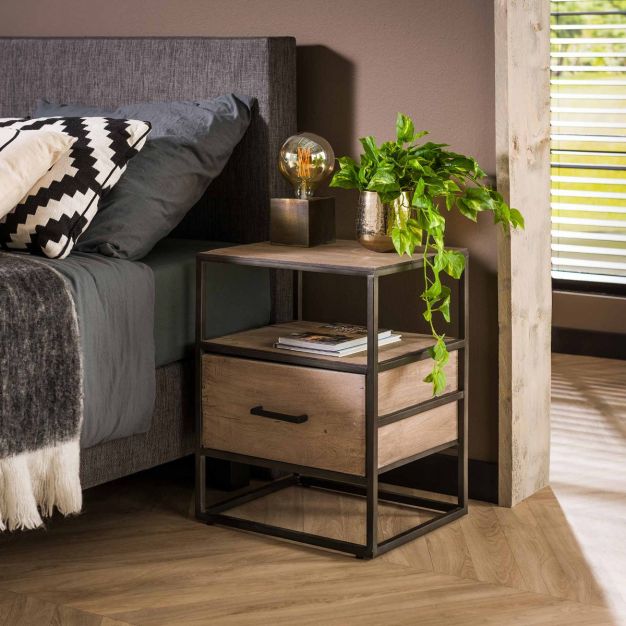 Vico Turf - 45 x 35 x 55 cm - acaciahout