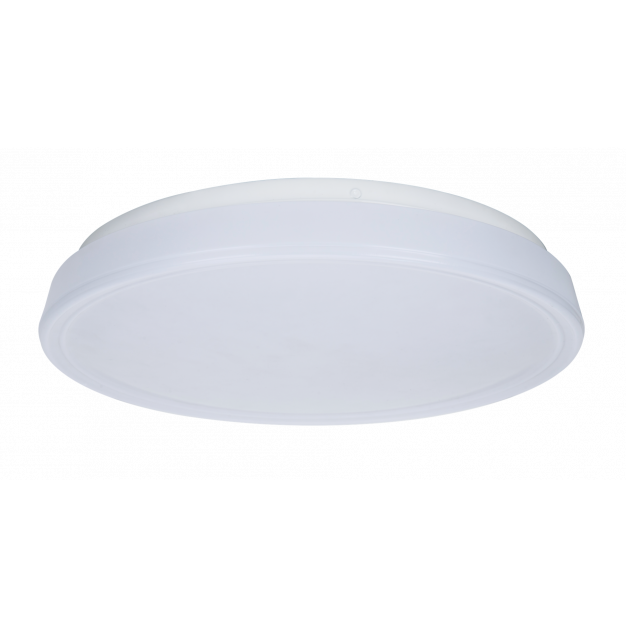 Lutec Virtuo - plafondverlichting - slimme verlichting - Lutec Connect - Ø34 x 6,3 cm - 14,7W LED incl. - dimfunctie via app - 2700K-6500K - wit