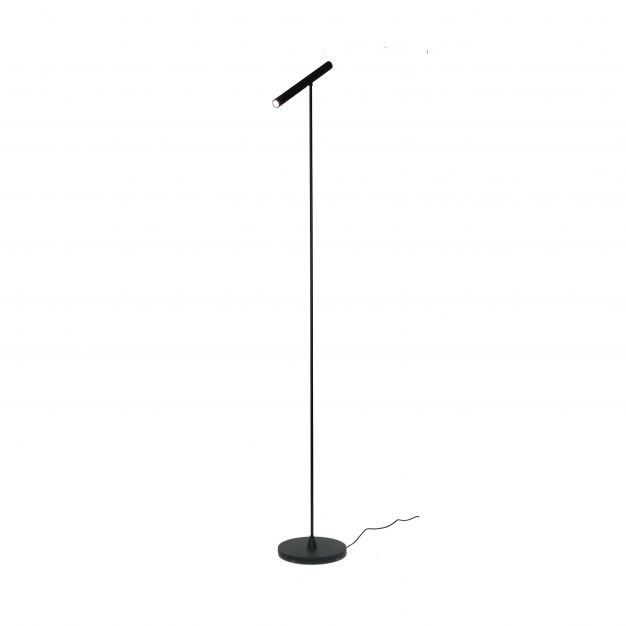 Artdelight Harper - staanlamp met bewegingsmelder - 140 cm - 6W dimbare LED incl. - zwart