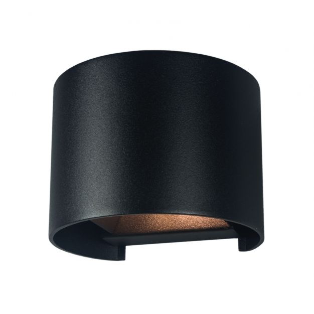 Artdelight Gyro - wandlamp - 9,7 x 13 x 11,2 cm - zwart