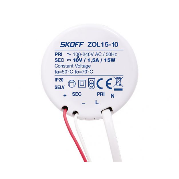 Skoff LED driver - 10Vdc/230V - 15W