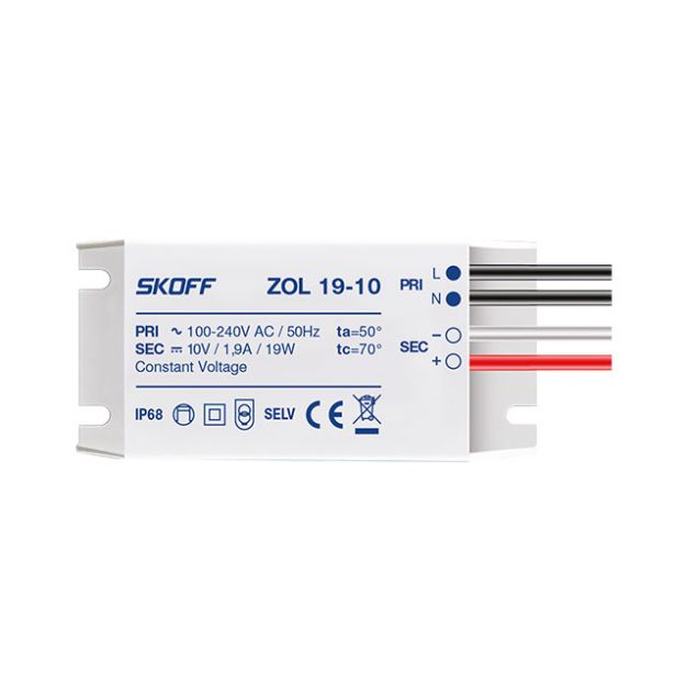 Skoff LED driver - 10Vdc/230V - 19W