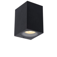 Lucide Zaro - buiten wandlamp - 7,8 x 6,8 x 10 cm - IP44 - zwart