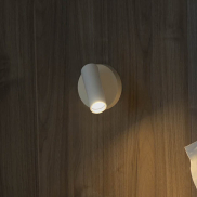 Faro Stan Slim - wandverlichting - Ø 4,2 x 8,7 cm - wit