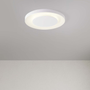 Nova Luce Pada - plafondlamp - Ø 60 x 5 cm - 37W dimbare LED incl. - zandwit